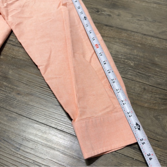 Ralph Lauren CLASSIC FIT Button Down Shirt, Salmon Orange Size Large - Picture 9 of 11